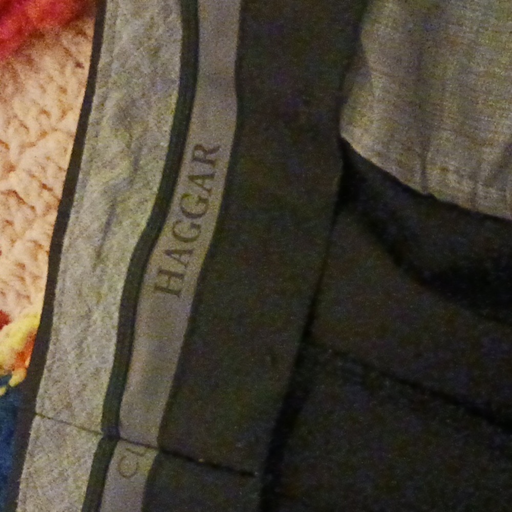 Haggar Black Trousers - Picture 2 of 3